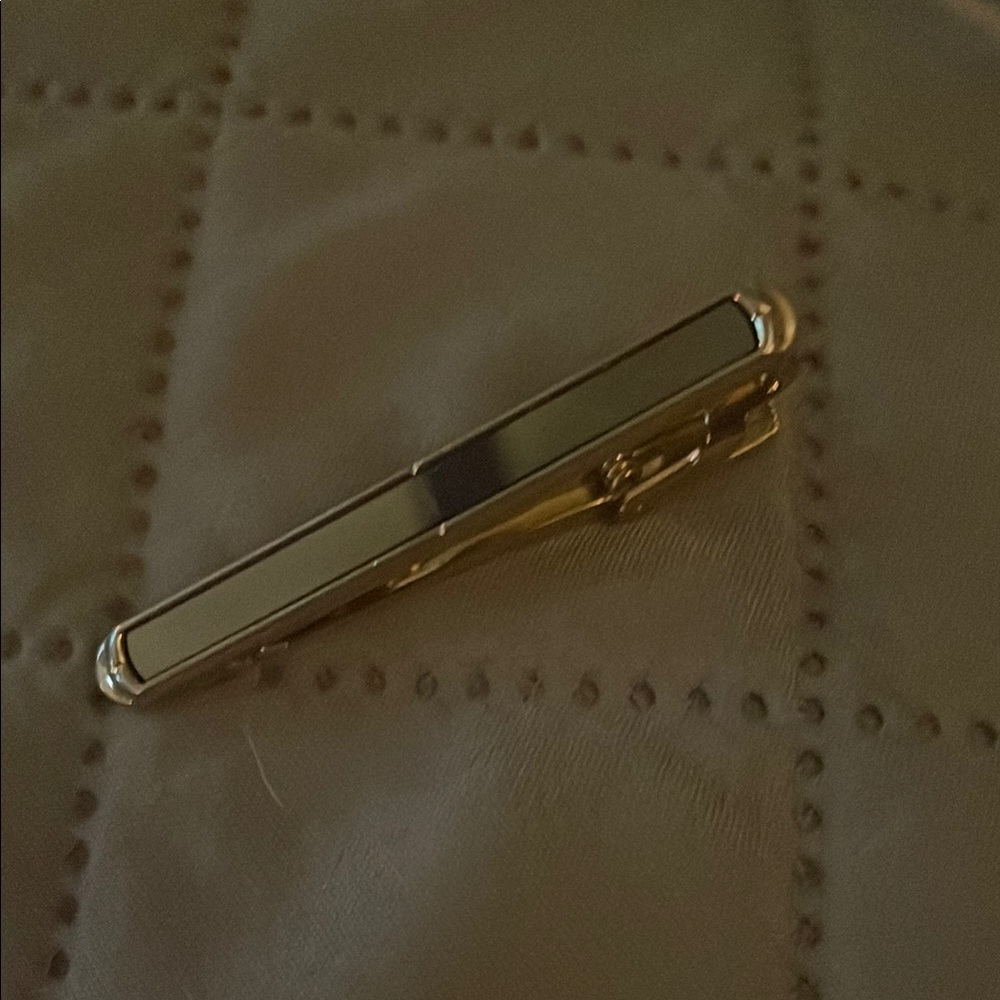 YSL Gold Tie Clip